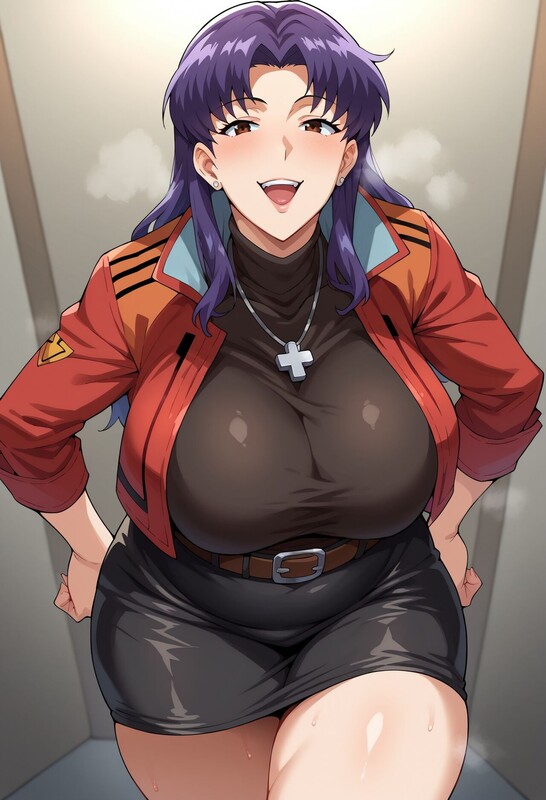 [2D] [AI绘图][葛城ミサト][神画风/葛城美里/豪乳御姐凌辱] 全彩图集