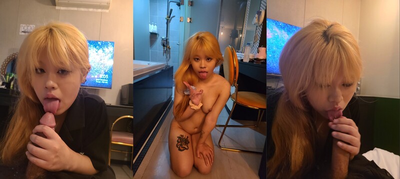 【云盘高质露脸泄密】叛逆黄毛精神小妹与金主真实性爱自拍流出舔脚扇脸掐脖啪啪调教